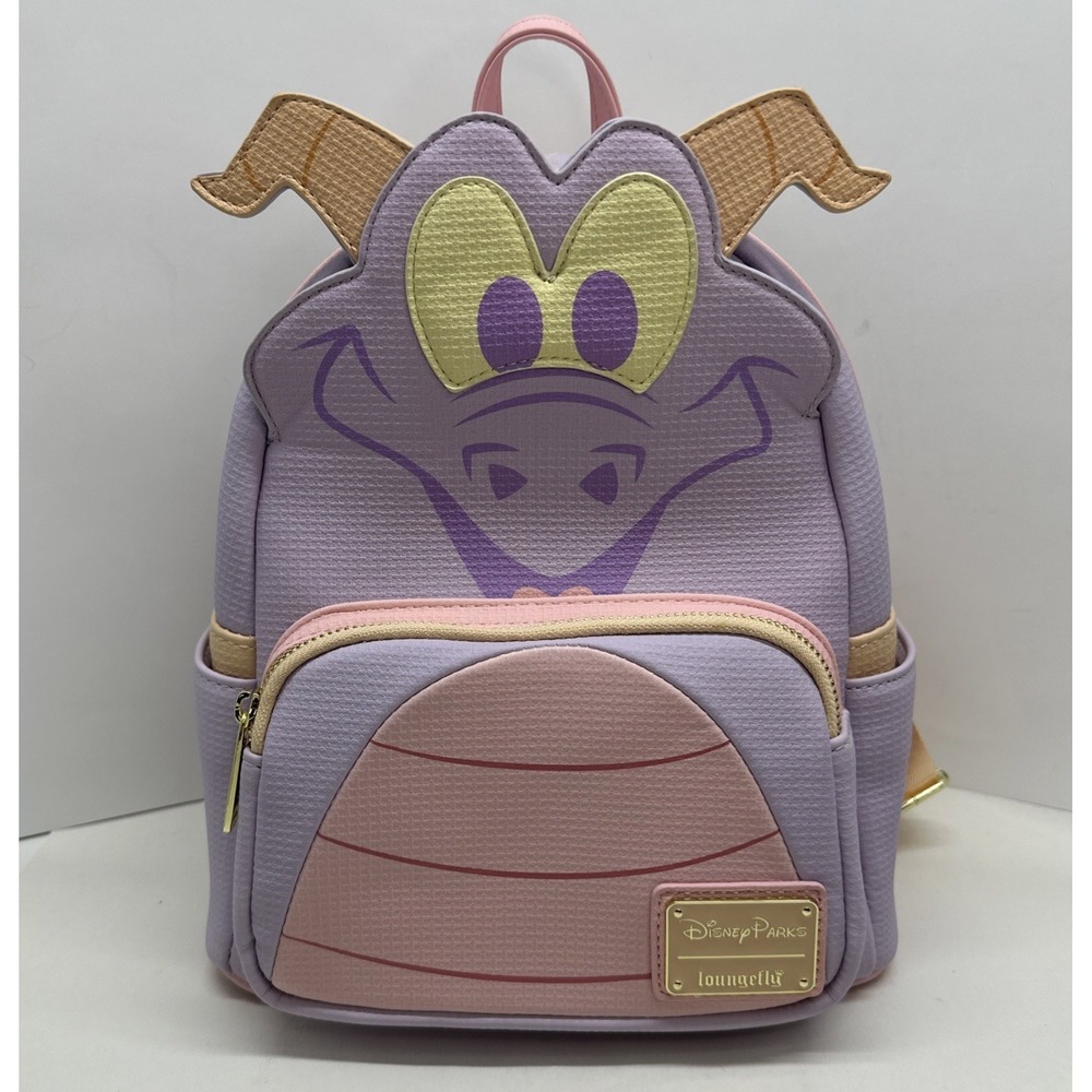 Disney Parks Loungefly Pastel Collection EPCOT Figment Mini Backpack 2025 New